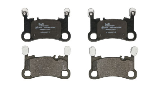 Brake pad set, disc brake LP3680 Delphi