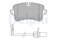 Brake Pad Set, disc brake LP3681 Delphi