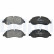 Brake Pad Set, disc brake LP3682 Delphi, Thumbnail 2