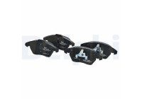 Brake Pad Set, disc brake LP3684 Delphi