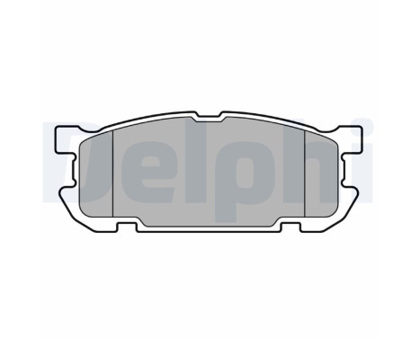 Brake pad set, disc brake LP3690 Delphi