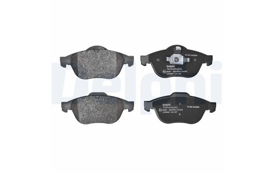 Brake Pad Set, disc brake LP3691 Delphi, Image 3