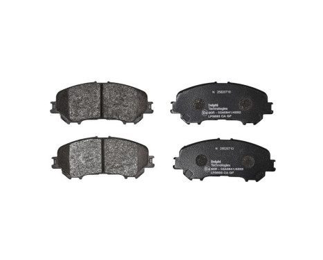 Brake pad set, disc brake LP3693 Delphi, Image 2