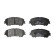 Brake pad set, disc brake LP3693 Delphi, Thumbnail 2