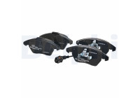 Brake pad set, disc brake LP3694 Delphi