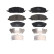 Brake pad set, disc brake LP3699 Delphi