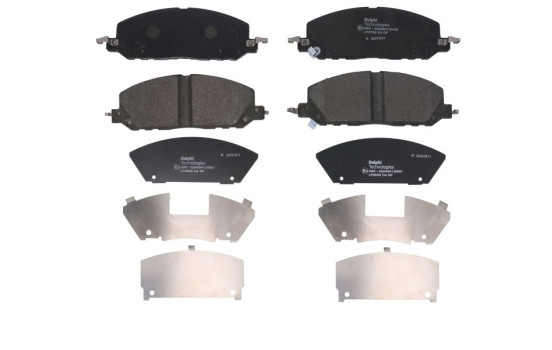 Brake pad set, disc brake LP3699 Delphi