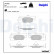 Brake pad set, disc brake LP3700 Delphi, Thumbnail 3