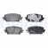 Brake pad set, disc brake LP3705 Delphi, Thumbnail 3