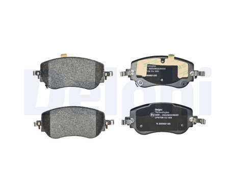 Brake pad set, disc brake LP3709 Delphi, Image 2