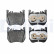 Brake pad set, disc brake LP3714 Delphi, Thumbnail 2