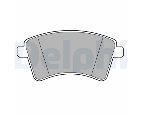 Brake Pad Set, disc brake LP3715 Delphi