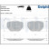 Brake pad set, disc brake LP3723 Delphi, Thumbnail 2