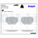 Brake pad set, disc brake LP3723 Delphi, Thumbnail 2
