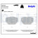Brake pad set, disc brake LP3723 Delphi, Thumbnail 2