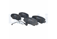 Brake pad set, disc brake LP3733 Delphi