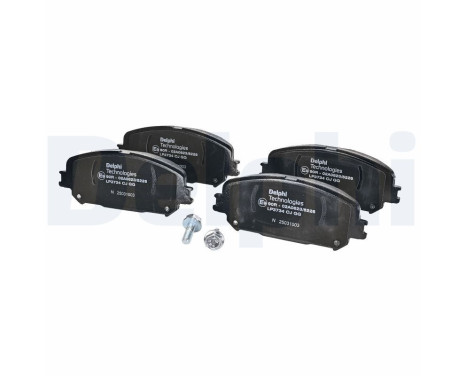 Brake pad set, disc brake LP3734 Delphi, Image 2