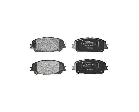 Brake pad set, disc brake LP3734 Delphi, Image 2