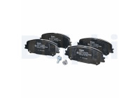 Brake pad set, disc brake LP3734 Delphi