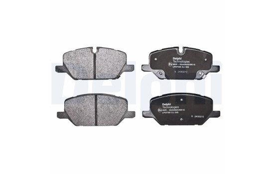 Brake pad set, disc brake LP3736 Delphi, Image 2