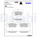 Brake pad set, disc brake LP3738 Delphi, Thumbnail 2