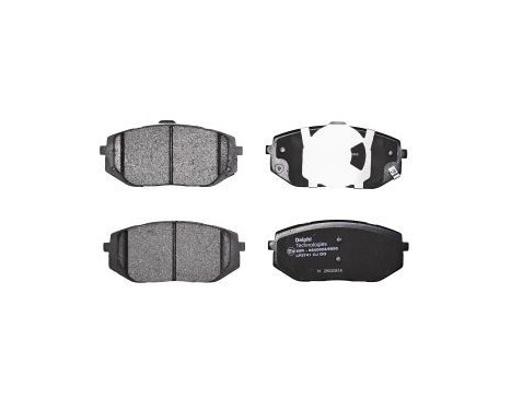 Brake pad set, disc brake LP3741 Delphi, Image 2