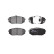 Brake pad set, disc brake LP3741 Delphi, Thumbnail 2