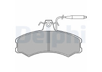 Brake Pad Set, disc brake LP378 Delphi