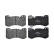 Brake pad set, disc brake LP3821 Delphi, Thumbnail 3