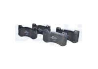 Brake pad set, disc brake LP3821 Delphi