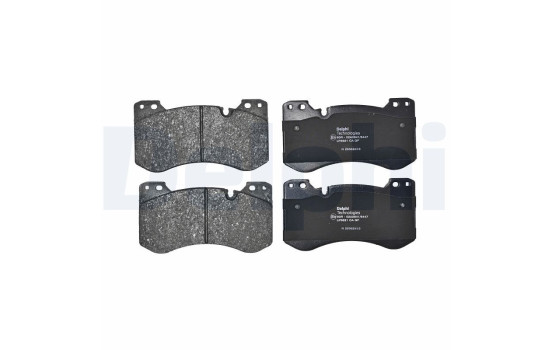 Brake pad set, disc brake LP3821 Delphi, Image 2
