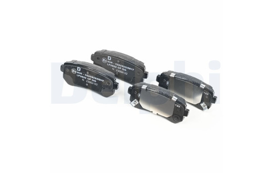 Brake pad set, disc brake LP3832 Delphi, Image 2