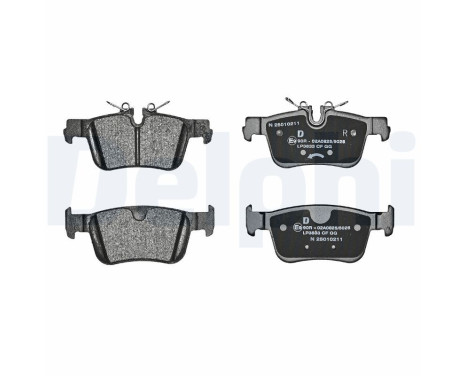 Brake pad set, disc brake LP3833 Delphi, Image 3
