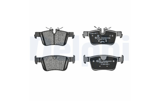 Brake pad set, disc brake LP3833 Delphi, Image 2