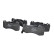 Brake pad set, disc brake LP3836 Delphi, Thumbnail 2