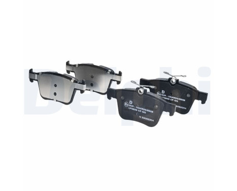 Brake pad set, disc brake LP3839 Delphi