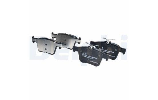 Brake pad set, disc brake LP3839 Delphi
