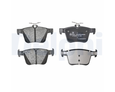 Brake pad set, disc brake LP3839 Delphi, Image 2