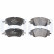 Brake pad set, disc brake LP3840 Delphi, Thumbnail 2