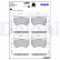 Brake pad set, disc brake LP3842 Delphi, Thumbnail 3