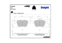 Brake pad set, disc brake LP3845 Delphi