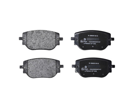 Brake pad set, disc brake LP3848 Delphi, Image 3