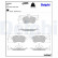 Brake pad set, disc brake LP3850 Delphi, Thumbnail 3