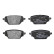 Brake pad set, disc brake LP3859 Delphi, Thumbnail 3