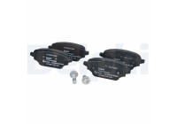 Brake pad set, disc brake LP3859 Delphi