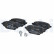 Brake pad set, disc brake LP3859 Delphi