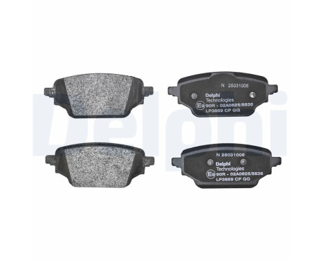 Brake pad set, disc brake LP3859 Delphi, Image 2