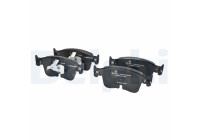 Brake pad set, disc brake LP3860 Delphi