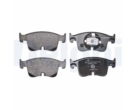 Brake pad set, disc brake LP3860 Delphi, Image 2