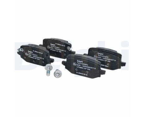 Brake pad set, disc brake LP3863 Delphi, Image 2